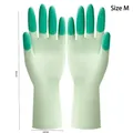 Guantes de látex verde con garras de agarre y talla M dimensiones 27cm x 10cm - Talla M Verde
