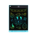 Blue 12 inch LCD writing tablet for kids featuring colorful owl sailor drawings - 10 Inch MKC Colorful Handwriting / Blue