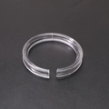 Clear acrylic open bead display ring for bracelet and jewelry photography props - Acrylic / Acrylic Open Ring (5.2cm) 5pcs