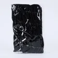 Einzelpackung schwarzer Einweg-Stirnbänder aus Vliesstoff in transparenter Folie - 100 Stück/Packung / Schwarz