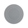 Sottopentola grande rotondo in silicone grigio con trama a nido d'ape antiscivolo - Set da 3 pezzi / Grigio chiaro