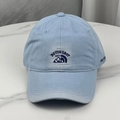 Klassische hellblaue Baseballkappe mit 1971 Bergstickerei und breitem gebogenem Rand - Einheitsgröße (58-60cm) / Hellgrün