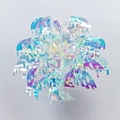Holographic iridescent hanging decoration, 3D foldable snowflake ornament for party decor. - Frost Ball 20CM