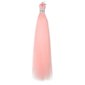 Extension de cheveux Easy Braid rose 26 pouces en fibre synthétique de qualité - Pêche Rose (FR PEACH.S#)