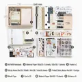 Retro aesthetic stationery gift set with A6 notebook and assorted decorative paper accessories - Rotat Street