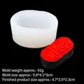 DIY silicone mold for realistic fish roe sushi shapes with fine grain and seaweed textures - 3# Small Caviar Sushi / Clear