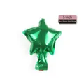 5-inch star-shaped emerald green aluminum foil balloon with metallic finish - 5-inch Star Dark Green