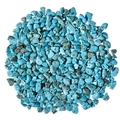 Irregular sky blue turquoise style gemstone beads with pre-drilled holes for DIY jewelry - Box of 200pcs / Turquoise