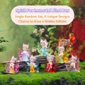 Mythical Nine-Tailed Fox resin figure box set with translucent tails and forest base - M415 Spirit Fox Fairy Set 6 / Random 1pc