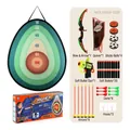 Children's 5-in-1 archery set with avocado target, light-up bow, and soft suction arrows - 5-in-1 LED Bow Avocado Target Set (Black)