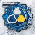 3D bee shaped cookie cutter set with food-grade plastic mold for holiday baking - Cake