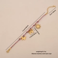 Handmade bohemian braided nylon rope bracelet with butterfly and sun stainless steel charms - Multicolor Butterfly Bow Sun Style (3#)