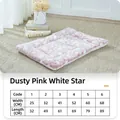 Tappetino per animali rosa con motivo a stelle, disponibile in sei diverse dimensioni utili - 32*25cm (Entro 1.5kg) / Tappetino Stella Rosa Antico