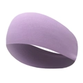 Detail of purple seamless knitted sports headband made of high-elasticity fabric - Purple