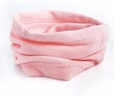 Tour de cou en polaire rose pour le cyclisme et la chaleur hivernale sur fond blanc - Taille unique / Rose