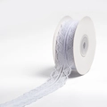 White heart lace ribbon roll for wedding gift packaging and DIY crafts floral decor - S009