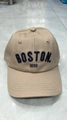 Khaki kids baseball cap featuring blue BOSTON 1630 embroidery in a classic street style - Kids (2-8 Years) / BOSTON Khaki