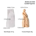 Stampo in silicone figura madre e figlia con dimensioni per candele fai-da-te - Stampo Abbraccio Madre e Figlia (D5182)