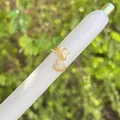 Anello aperto con due cuori placcato oro 18k con zirconi incastonati e finitura testurizzata - Stile 3 (Doppio Cuore Strutturato)