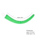 Green plush animal tail accessory 32cm with elastic strap for Halloween cosplay costumes - 32cm Regular Tail / Turquoise Green
