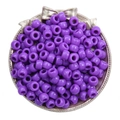 100 Pièces/Paquet (9x6mm) / Couleur solide Violet foncé