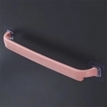 Rosa selbstklebender Badetuchhalter für bohrfreie Wandmontage im schlanken Design - Rosa