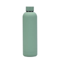 Insulated stainless steel 750ml sport water bottle in matte mint green finish - 750ml / Grey Green