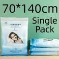 Thick cotton disposable bath towel 70x140cm in single portable travel pack - 100% Plant Fiber / Thickened Bath Towel (70*140cm)