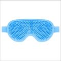 Blue cooling gel eye mask with adjustable elastic strap for cold and hot therapy - Blue Eye Mask