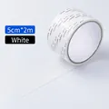 White screen repair tape roll, 5cm by 2m size, strong adhesive mesh for window fixing - 5cm*200cm (Large Tube) / White