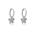 Papillon Pavé Argenté