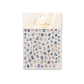 Japanese style pink tulip nail art stickers in shell finish with vintage floral patterns - Tulip Jelly Style (to3835)