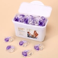 3-in-1 laundry capsules in purple scent with storage box for deep cleaning and fragrance - Waterdrop Lavender 50 Capsules Boxed