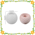 Scaly texture round silicone mold for resin flower pots and DIY candle holders - Fish Scale Texture
