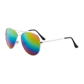 Silver Frame Multicolor Mirror