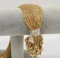 Catene dorate in acciaio inossidabile con chiusure a moschettone per gioielli DIY - Catena a croce - Oro