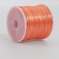 0.7mm coral orange elastic crystal string roll for DIY jewelry making and beading - 46m/Roll / Apricot