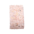Multiple strands of 2mm faceted natural pink crystal beads for DIY jewelry making - 2-2.5mm/15 Inch / Faceted Sunstone