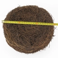Handgewebtes Vogelnest aus Rattan mit 30 cm Durchmesser für die Osterdekoration - Maxi-Größe