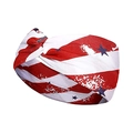 Independence Day US flag headband with stars and stripes featuring a vintage knot design - 9# (Distressed Brush Stars and Stripes)