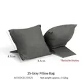 Pair of gray microfiber jewelry display pillows for watches and bracelets 8.5cm - Grey Display Pillow
