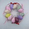 Lot de 12 éponges maquillage en boîtes cœur avec rubans en couleurs pastel variées - Coffret Cadeau En Forme De Cœur [lot De 2 Couleur Au Choix]