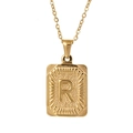 Style Lettre R Dorée (R)
