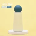 Gourde isotherme minimaliste 350ml en acier inoxydable blanc ivoire et bleu - 350ml / Bleu Lac