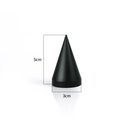 Black cone jewelry holder for rings with 5cm height and 3cm base in matte finish - Ring Holder / 3*5cm / Black