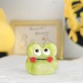 Mini green acetate hair claw clip featuring a cute cartoon frog design for girls - 2.5cm / Frog Green