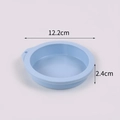 Lichtblauwe 4 inch siliconen ronde cakevorm, bakplaat met een diameter van 12,2 cm - 4 Inch / Blauw