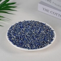 Natural Lapis Lazuli crystal crushed stones in a white ceramic bowl for aromatherapy - Lapis Lazuli (3-5mm) 100g