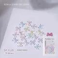Abalorios para uñas con lazo aurora y efecto de luz polar irisada, paquete de 30 piezas - Estilo Lazo de Cinta (SP-1120) / Pack de 30