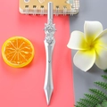 Silver fantasy sword-shaped gel pen with ornate cross guard hilt on creative background - Phoenix Sword - Silver / 0.5mm